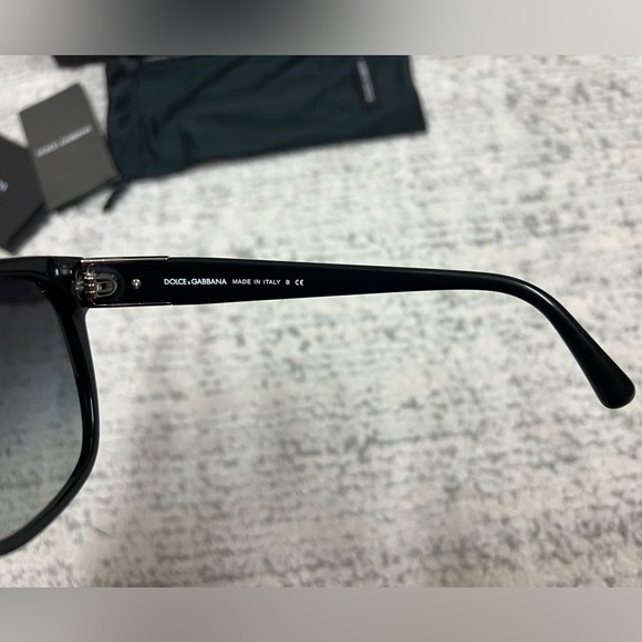 Dolce & Gabbana Cat Eye Sunglasses - Black - Picture 6 of 8